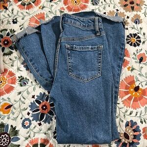 Wild Fable Blue Ankle Cropped Jeans